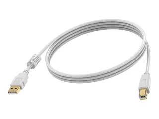 Vision Techconnect - USB-kabel - USB-type B (hann) til USB (hann) USB 2.0 - 2 m - hvit