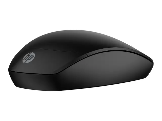 HP 235 Slim - Mus optisk 3 knapper trådløs 2.4 GHz USB mottaker svart