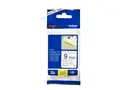 Brother TZe-S221 - Ekstra sterk selvkleber svart p&#229; hvitt - Rull (0,9 cm x 8 m) 1 kassett(er) laminert teip - for P-Touch PT-E310, E550, P900; P-Touch Cube PT-P910; P-Touch Cube Pro PT-P910