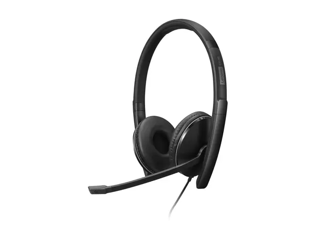 Lenovo Gen 2 - Hodesett on-ear kablet USB-A svart