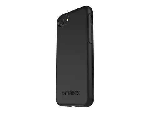 OtterBox Symmetry Series - Pro Pack - baksidedeksel for mobiltelefon polykarbonat, syntetisk gummi - svart - for Apple iPhone 7, 8, SE (2nd generation), SE (3rd generation)