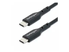 StarTech.com 2m (6ft) USB C Charging Cable, USB-C Cable, USB 2.0 Type-C Laptop Charger Cord, 60W 3A Power Delivery, TPE Jacket, USB-C Data Transfer Cable, M/M USB type C-kabel - 24 pin USB-C til 24 pin USB-C - 2 m
