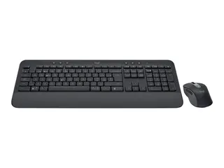 Logitech Signature MK650 Combo for Business Tastatur- og mussett - trådløs - Bluetooth LE - QWERTY - Storbritannia - grafitt