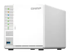 QNAP TS-364 - NAS-server - 3 brønner SATA 6Gb/s - RAID 5 - RAM 8 GB - 2.5 Gigabit Ethernet - iSCSI støtte