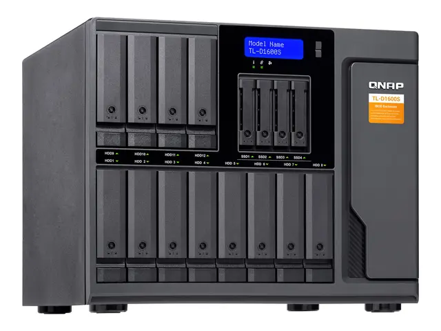 QNAP TL-D1600S - Harddiskarray - 16 brønner (SATA-600) - SATA 6Gb/...