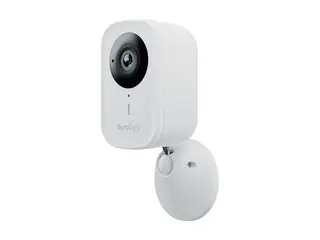 Synology CC410W - Nettverksovervåkingskamera kube - utendørs, innendørs - vanntett - farge (Dag og natt) - 4 MP - 2560 x 1440 - fastfokal - lyd - Wi-Fi - H.264, H.265 - TAA-samsvar
