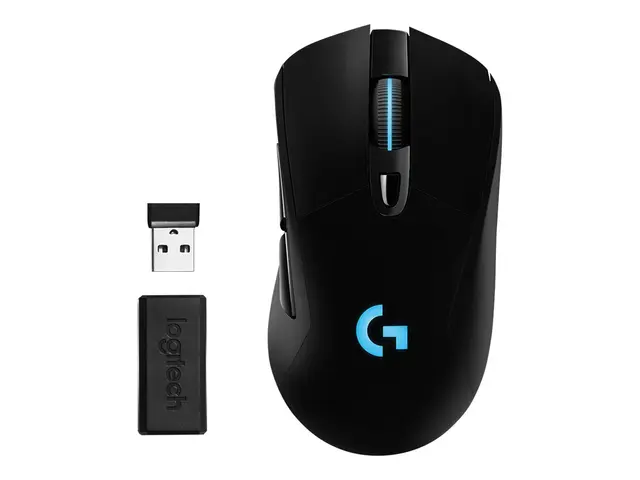 Logitech Wireless Gaming Mouse G703 LIGHTSPEED with HERO 16K Senso...