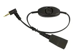 Jabra - Hodesettadapter - mikrojakk hann til Quick Disconnect hann