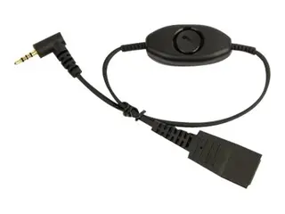 Jabra - Hodesettadapter - mikrojakk hann til Quick Disconnect hann