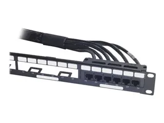 APC Data Distribution Cable - Nettverkskabel TAA-samsvar - RJ-45 (hunn) til RJ-45 (hunn) - 15.2 m - UTP - CAT 6 - svart
