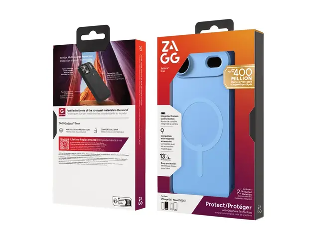 ZAGG Sedona Snap - Baksidedeksel for mobiltelefon MagSafe-samsvar ...