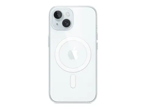 Apple - Baksidedeksel for mobiltelefon - MagSafe-samsvar polykarbonat - blank - for iPhone 15