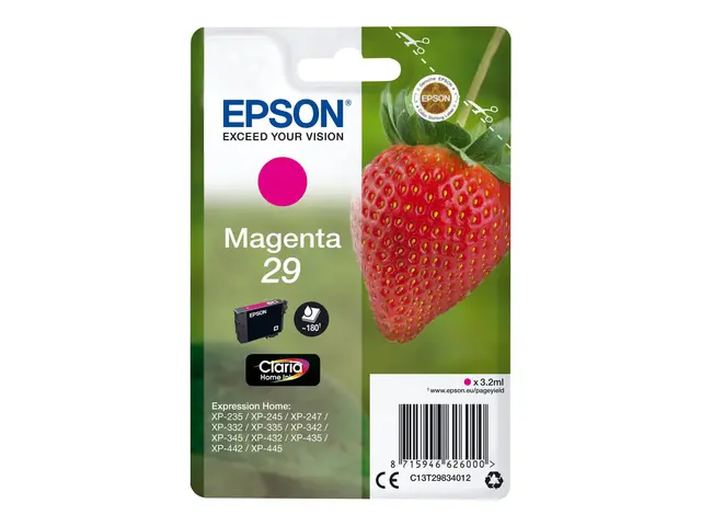 Epson 29 - 3.2 ml - magenta - original - blister - blekkpatron - f...