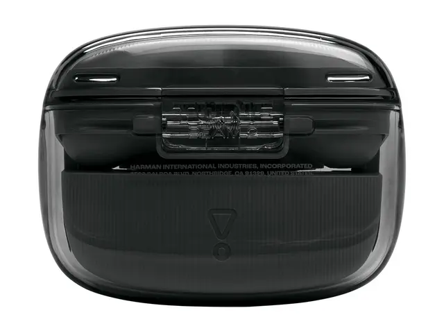 JBL TUNE Beam 2 - Ghost Edition - True wireless-hodetelefoner med mikrofon i øret - Bluetooth - aktiv støydemping - spøkelsessvart 