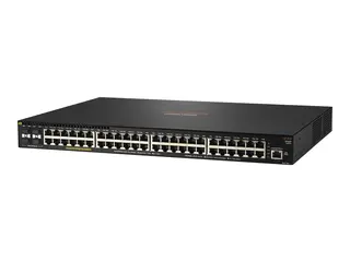 HPE Aruba 2930F 48G PoE+ 4SFP - Switch - L3 Styrt - 48 x 10/100/1000 (PoE+) + 4 x Gigabit SFP (opplink) - rackmonterbar - PoE+ (740 W)