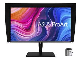 ASUS ProArt PA32UCX-PK - LED-skjerm 32" - 3840 x 2160 4K @ 65 Hz - IPS - 1200 cd/m² - 1000:1 - HDR10 - 5 ms - 3xHDMI, DisplayPort, Thunderbolt 3 - høyttalere - svart - med X-Rite i1 Display Pro