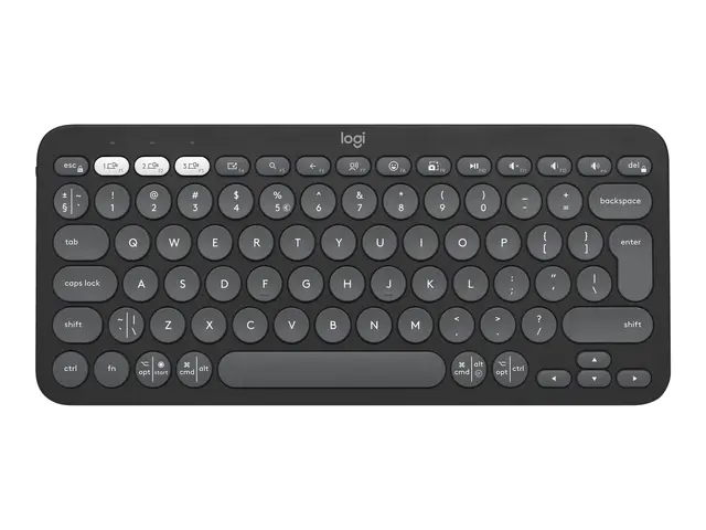 Logitech Pebble Keys 2 K380s - Tastatur trådløs Bluetooth LE QWERT...
