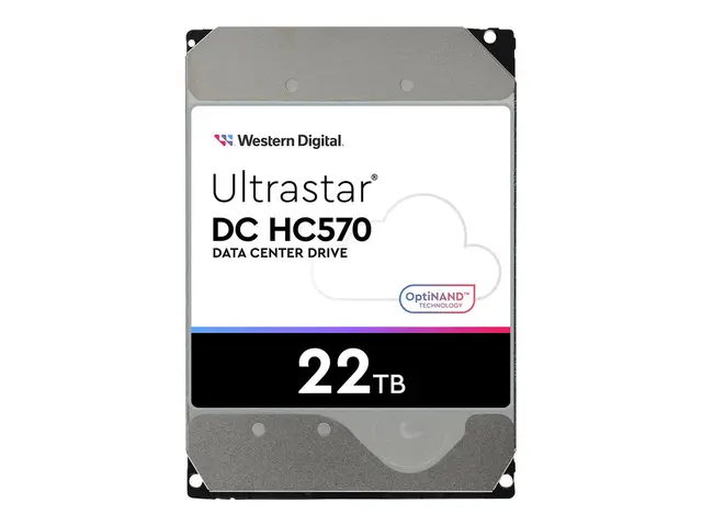 WD Ultrastar DC HC570 - Harddisk kryptert 22 TB intern 3.5" SATA 6...
