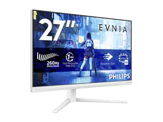 Philips Evnia 5000 27M2N5201P - LED-skjerm gaming - 27" - 1920 x 1080 Full HD (1080p) @ 240 Hz - Fast IPS - 1000:1 - HDR10 - 0.3 ms - 2xHDMI, DisplayPort - hvit