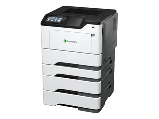 Lexmark MS632dwe - Skriver - S/H Dupleks - laser - A4/Legal - 1200 x 1200 dpi - opp til 47 spm - kapasitet: 650 ark - USB 2.0, Gigabit LAN, USB 2.0 vert, Wi-Fi(ac), Bluetooth LE
