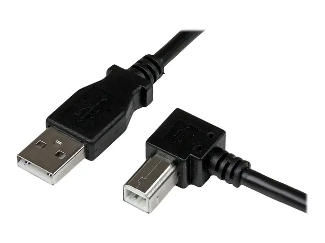 StarTech.com 2m USB 2.0 A to Right Angle B Cable Cord - 2 m Printe...