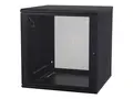 APC NetShelter WX AR112 - Skap veggmonterbar - svart - 12U - 19"