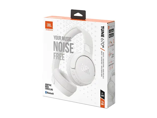 JBL TUNE 680NC - Hodetelefoner med mikrofon - on-ear - Bluetooth -...