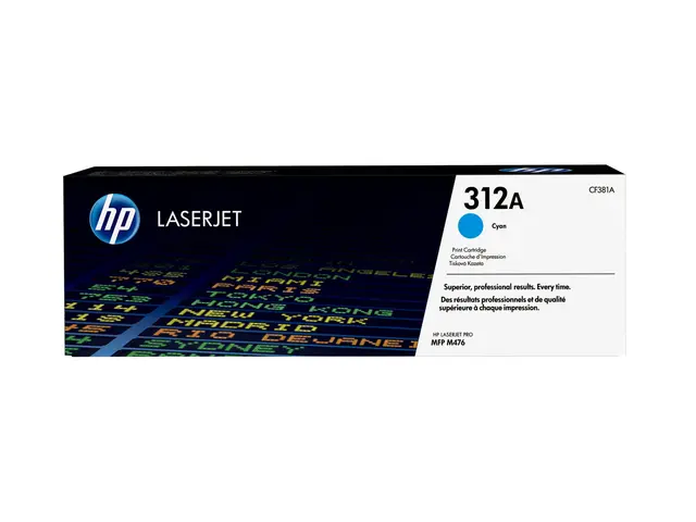 HP 312A - Cyan - original - LaserJet - tonerpatron (CF381A) - for ...