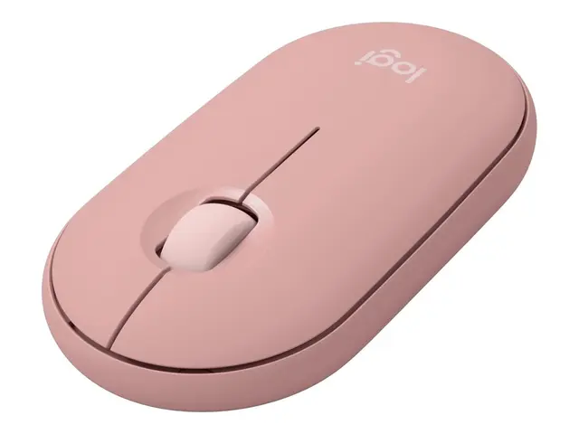 Logitech Pebble Mouse 2 M350s - Mus optisk 3 knapper trådløs Bluet...