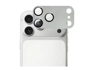 Screenor Vizor+ - Linsebeskytter for mobiltelefon magnetisk - sølv - for Apple iPhone 18 Pro Max