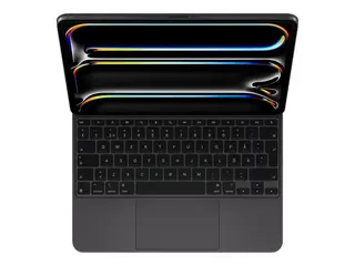 Apple Magic Keyboard - Tastatur og folioveske med styrepute - bakbelysning - Apple Smart connector - Svensk - svart - for 13-inch iPad Pro (M4)