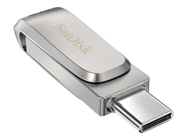 SanDisk Ultra Dual Drive Luxe - USB-flashstasjon 128 GB USB 3.1 Ge...