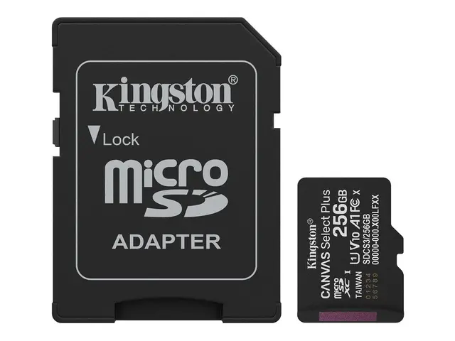 Kingston Canvas Select Plus - Flashminnekort (SD-adapter inkludert...