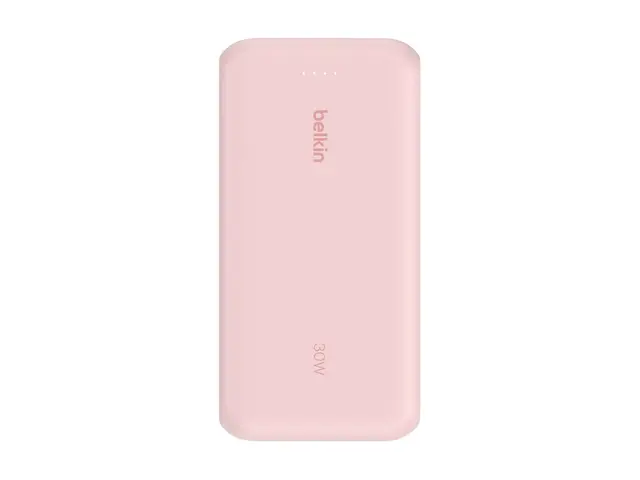 Belkin BoostCharge - Strømbank med integrert kabel 20000 mAh 30 wa...