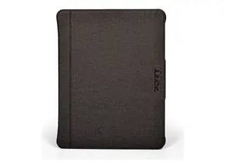 PORT Designs MANCHESTER II - Tastatur og folioveske (rugged protective folio) med styreplate - trådløs - Bluetooth - AZERTY - grå - pappeske - for Samsung Galaxy Tab A9+