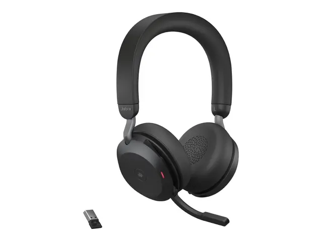 Jabra Evolve2 75 - Hodesett on-ear Bluetooth trådløs aktiv støydem...