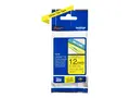 Brother TZe-631 - Selv-adhesiv - svart p&#229; gult Rull (1,2 cm x 8 m) 1 kassett(er) laminert teip - for Brother PT-H110; P-Touch PT-E310, H200; P-Touch Cube PT-P300; P-Touch Cube Plus PT-P710