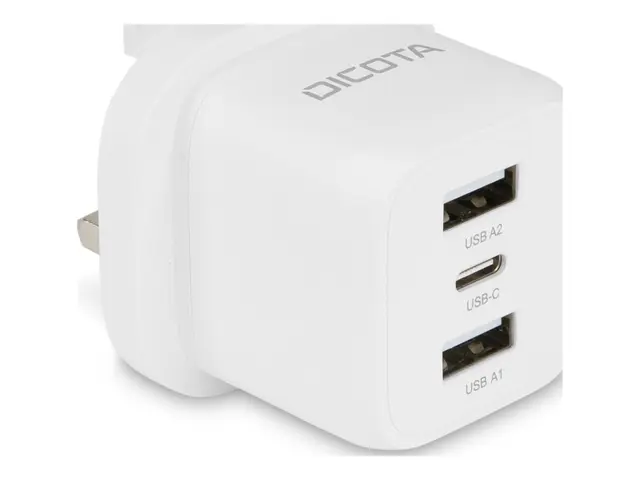 DICOTA - Strømadapter - compact, laptop - 32 watt - 3 A - 3 utgang...
