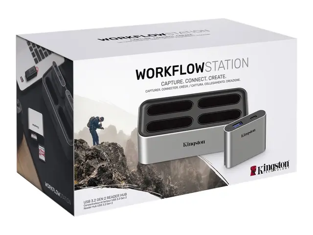 Kingston Workflow Station - dokkingstasjon USB-C 3.2 Gen 2
