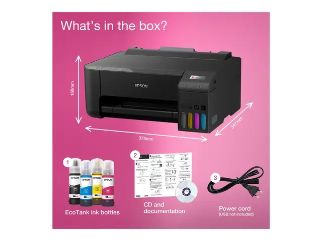 Epson EcoTank ET-1810 - Skriver - farge - ink-jet - påfyllbar - A4...