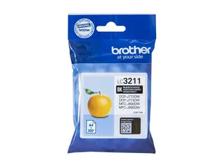 Brother LC3211BK - Svart - original - blekkpatron for Brother DCP-J572DW, DCP-J772DW, DCP-J774DW, MFC-J890DN, MFC-J890DW, MFC-J890DWN