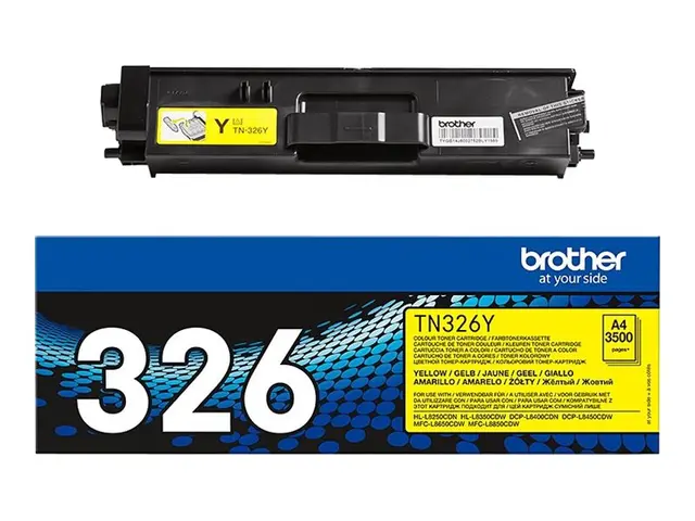 Brother TN326Y - Gul original tonerpatron for DCP-L8400CDN, DCP-L8...