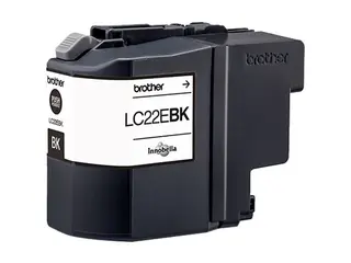 Brother LC22EBK - Super High Yield - svart original - blekkpatron - for Brother MFC-J5920DW