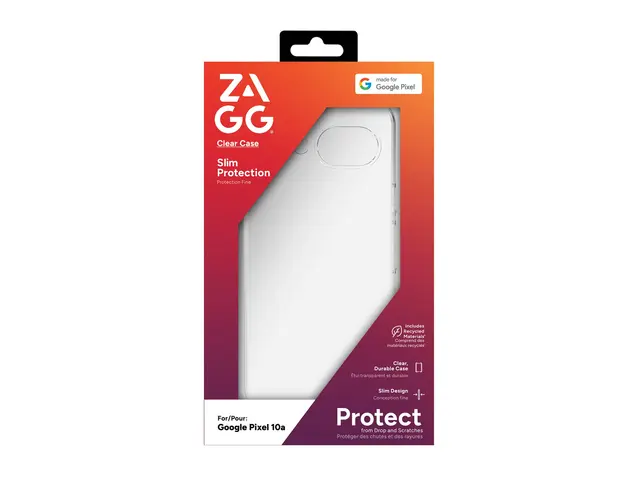 Zagg - Baksidedeksel for mobiltelefon blank Google Pixel 10a