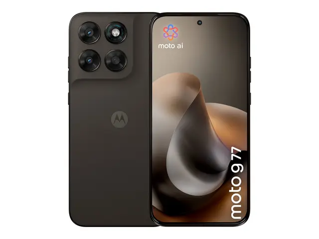 Motorola Moto G77 - Pantone svart olive - 128 GB 