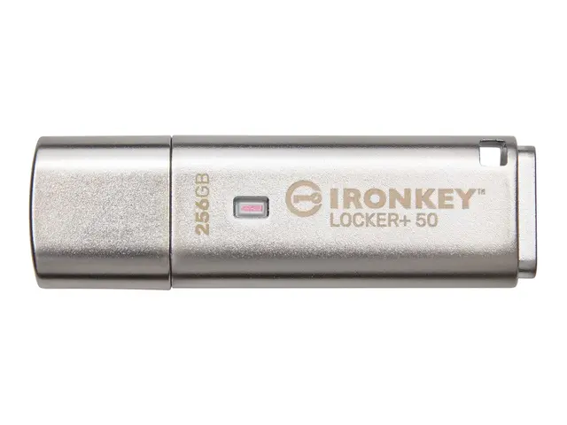 Kingston IronKey Locker+ 50 - USB-flashstasjon kryptert 256 GB USB...