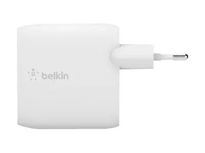 Belkin BoostCharge - Strømadapter 24 watt 2 utgangskontakter (USB)...