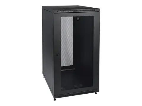 Eaton Tripp Lite Series 24U Rack Enclosure Server Cabinet 33&quot; Deep w/ Doors &amp; Sides Rack skap - svart - 24U - 19&quot;