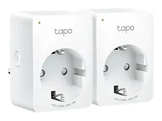 Tapo P100 V2 - Smartplugg - mini tr&#229;dl&#248;s - 802.11b/g/n, Bluetooth 4.2 - 2.4 Ghz (en pakke 2)