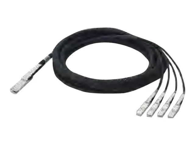 Allied Telesis Breakout Cable - Nettverkskabel SFP+ til QSFP 5 m f...